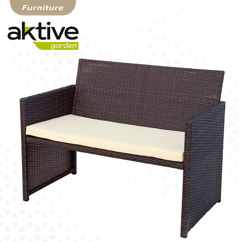 Aktive Bord Med 3 Lenestoler unisex, Black, One Size