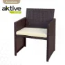 Aktive Bord Med 3 Lenestoler unisex, Black, One Size