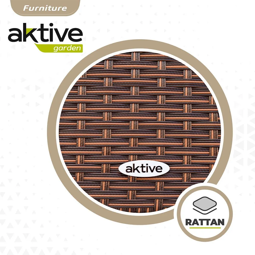 Aktive Bord Med 4 Stoler unisex, Black, One Size