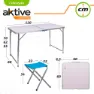 Aktive Bord Med Krakk 120x60x70 Cm Refurbished