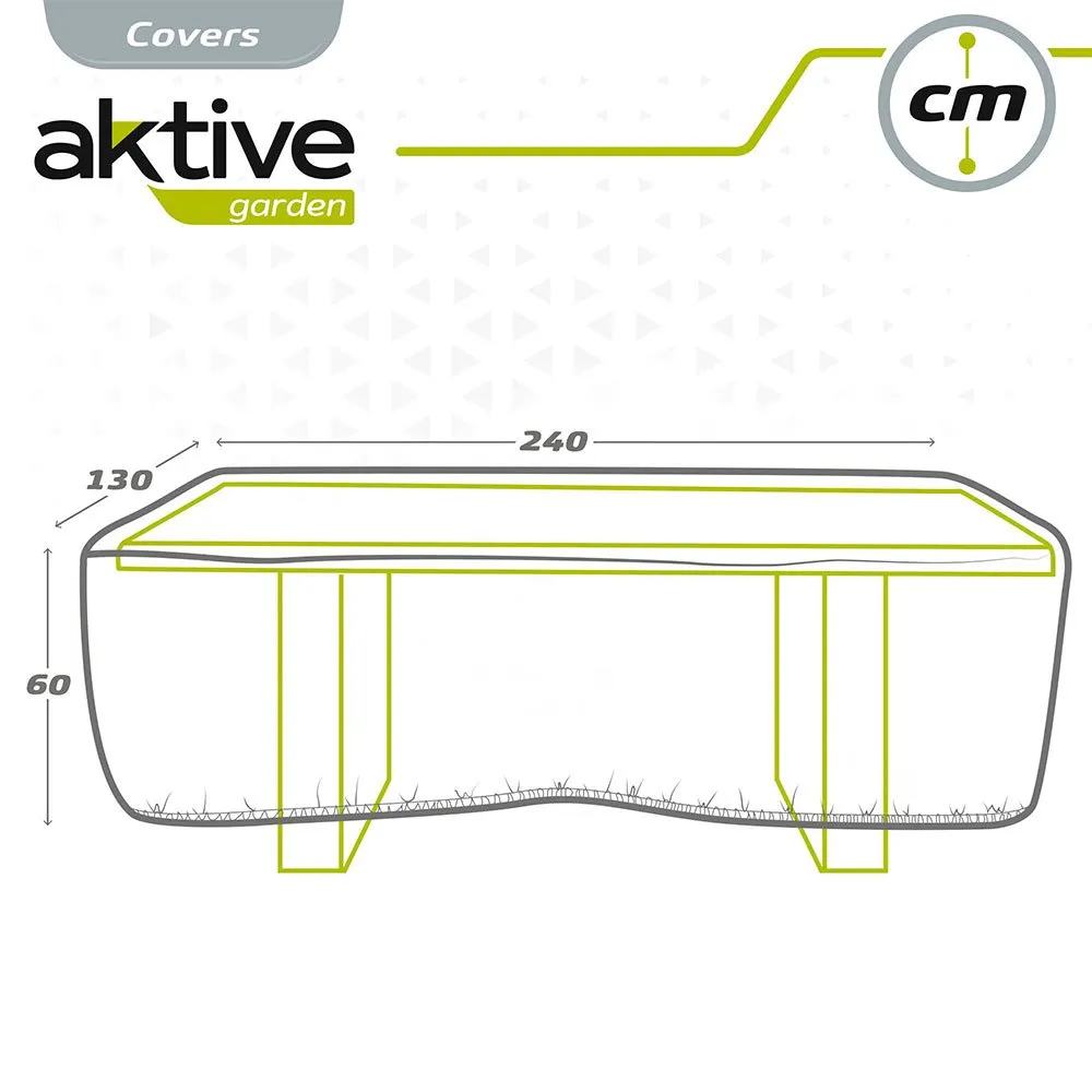 Aktive Bordbeskytter unisex, Greys, 240 x 130 x 60cm Aktive Bordbeskytter unisex, Greys, 240 x 130 x 60cm
