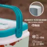Aktive Classic 24l Stiv Bærbar Kjøleboks, Multicolour, One Size