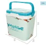 Aktive Classic 24l Stiv Bærbar Kjøleboks, Multicolour, One Size