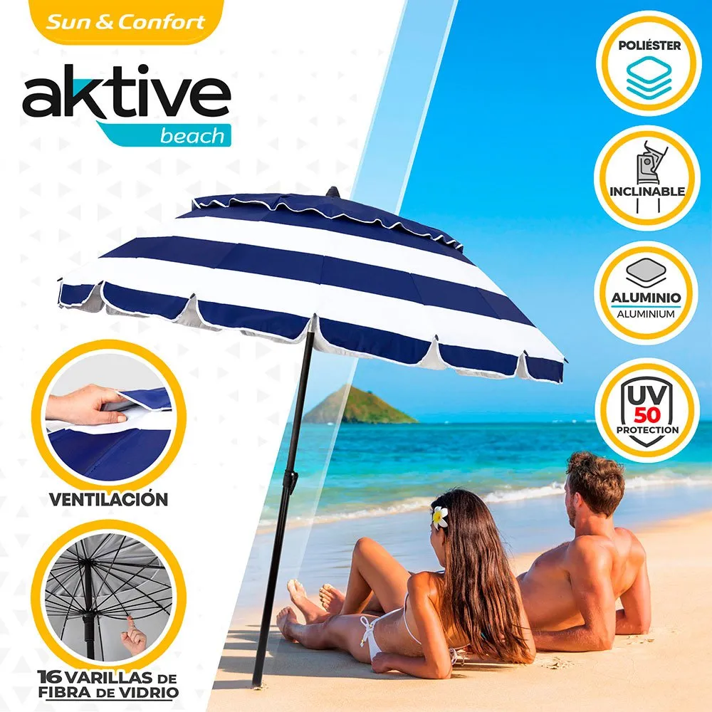Aktive D220 Parasoll unisex, Blue, One Size