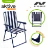 Aktive Fast Foldekstol 53x47x85 Cm unisex, Navy, 53 x 47 x 85cm