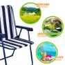 Aktive Fast Foldekstol 53x47x85 Cm unisex, Navy, 53 x 47 x 85cm