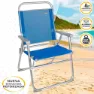 Aktive Fast Foldekstol 57x51x89 Cm unisex, Blue, One Size
