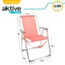 Aktive Fast Sammenleggbar Strandstol I Aluminium unisex, Coral, One Size