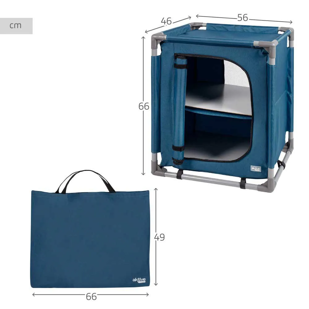 Aktive Foldable Dekk, Blue, 56 x 46 x 66cm