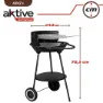 Aktive Grill 3 Ben 42x76.5 Cm unisex, Black, One Size