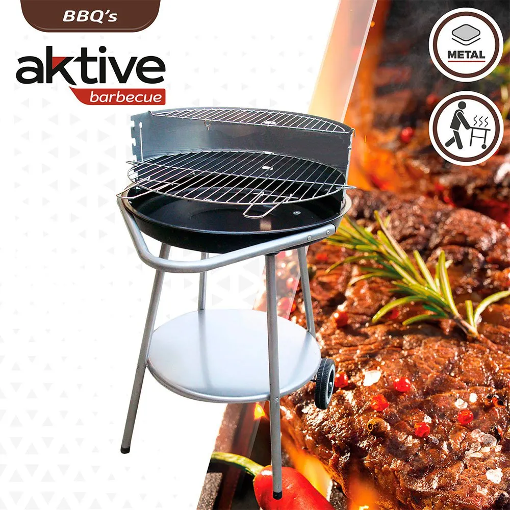 Aktive Grill 51x51x82 Cm unisex, Black, One Size