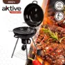 Aktive Grillfest 57x86 Cm Refurbished unisex, Black, One Size