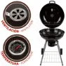 Aktive Grillfest 57x86 Cm Refurbished unisex, Black, One Size