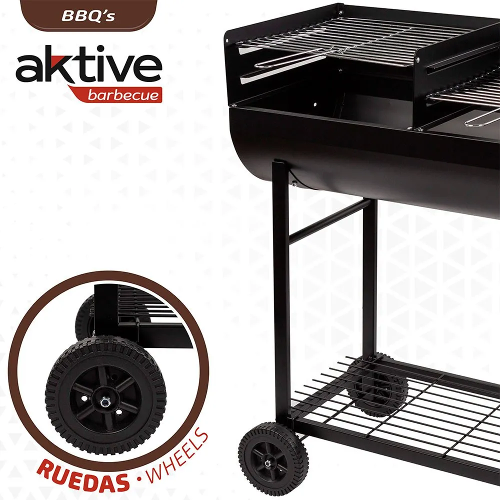 Aktive Grillfest 97x42x96 Cm Refurbished unisex, Black, One Size Aktive Grillfest 97x42x96 Cm Refurbished unisex, Black, One Size