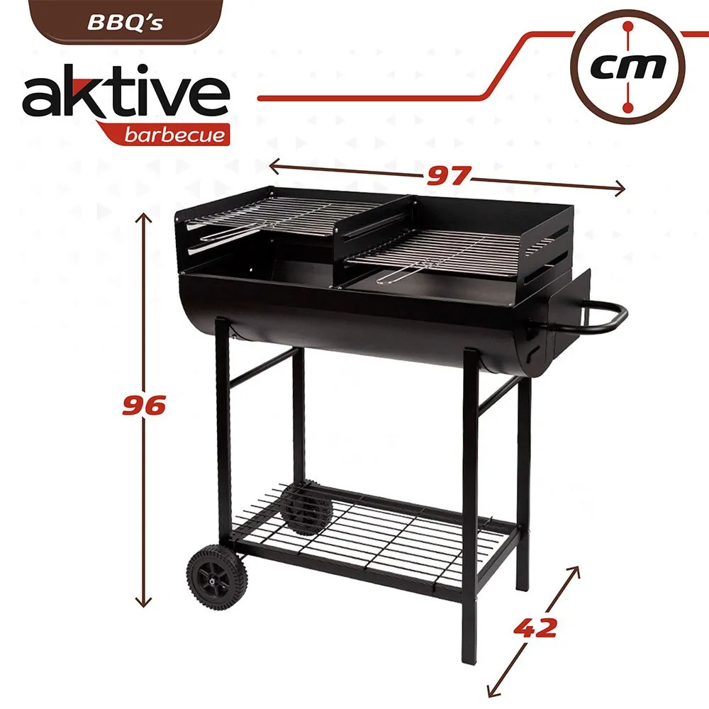 Aktive Grillfest 97x42x96 Cm Refurbished unisex, Black, One Size Aktive Grillfest 97x42x96 Cm Refurbished unisex, Black, One Size