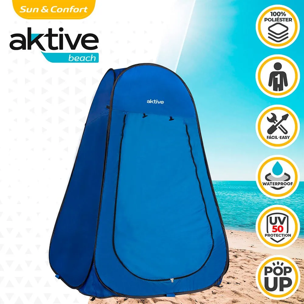 Aktive Gulvfri Telt For Klesskift Og Dusjing Refurbished unisex, Blue, 120 x 120 x 190cm