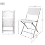 Aktive Hagesammenleggbar Stol Refurbished unisex