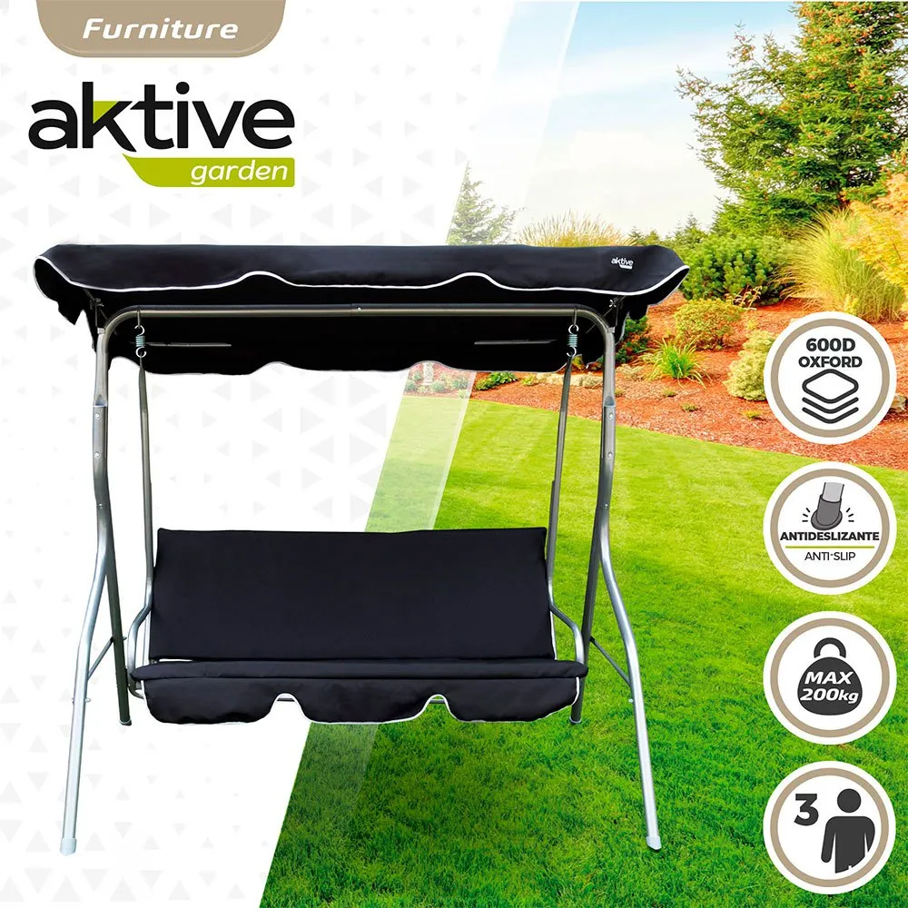 Aktive Hagesving 180x107x160 Cm unisex, Black, One Size