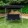 Aktive Hagesving 180x107x160 Cm unisex, Black, One Size