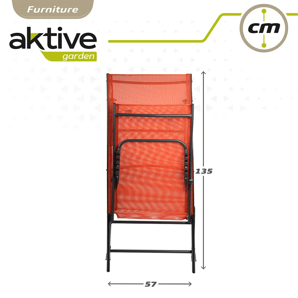 Aktive Hengekøye 5 Posisjoner, Orange, 180 x 49 x 34.5cm