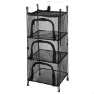 Aktive Hengende Garderobeskap Arrangør 63073, Black, 87 x 38 x 36cm