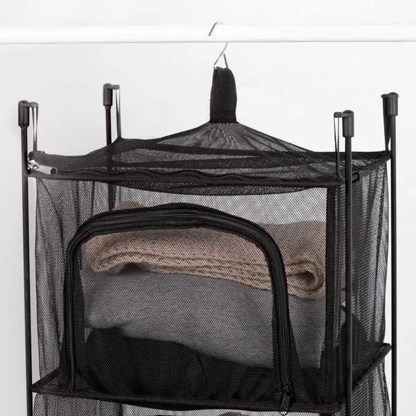 Aktive Hengende Garderobeskap Arrangør 63073, Black, 87 x 38 x 36cm Aktive Hengende Garderobeskap Arrangør 63073, Black, 87 x 38 x 36cm