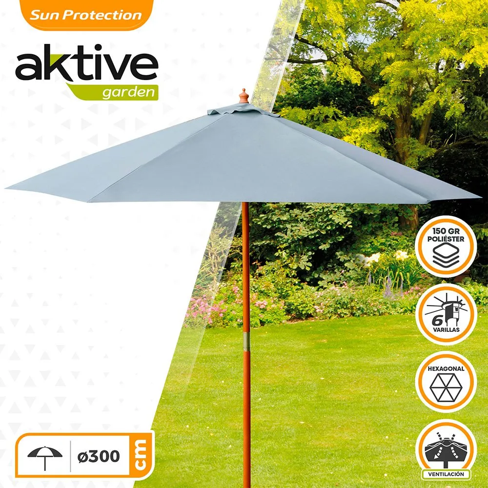 Aktive Høyde På Sekskantet Trestolpe 300 Cm 48 Mm 250 Cm unisex, Anthracite, One Size