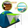 Aktive Iglu Telt, Blue / green, 4 Steder