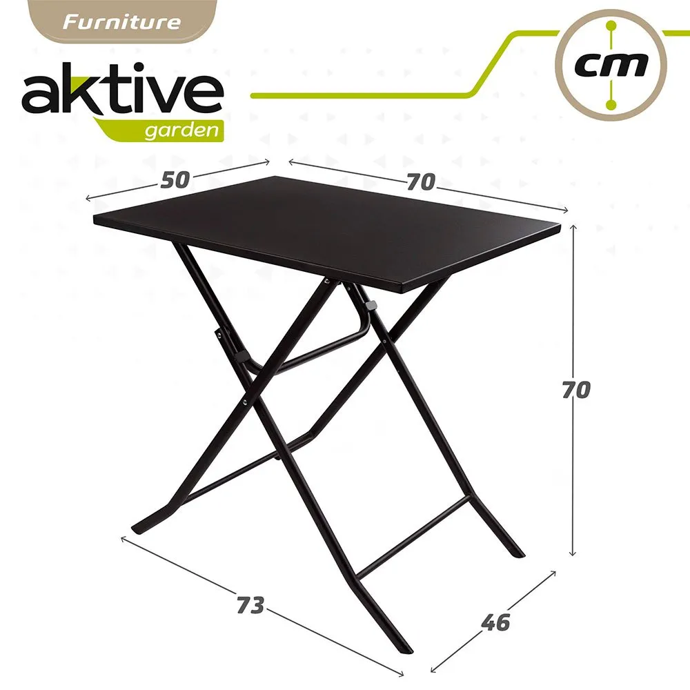 Aktive Jardin Metal 70x50x70 Cm Sammenleggbart Bord Refurbished unisex Aktive Jardin Metal 70x50x70 Cm Sammenleggbart Bord Refurbished unisex