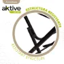 Aktive Jardin Metal 70x50x70 Cm Sammenleggbart Bord unisex, Black, One Size