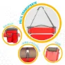 Aktive Justerbar Strandstol Med Pute unisex, Red, One Size