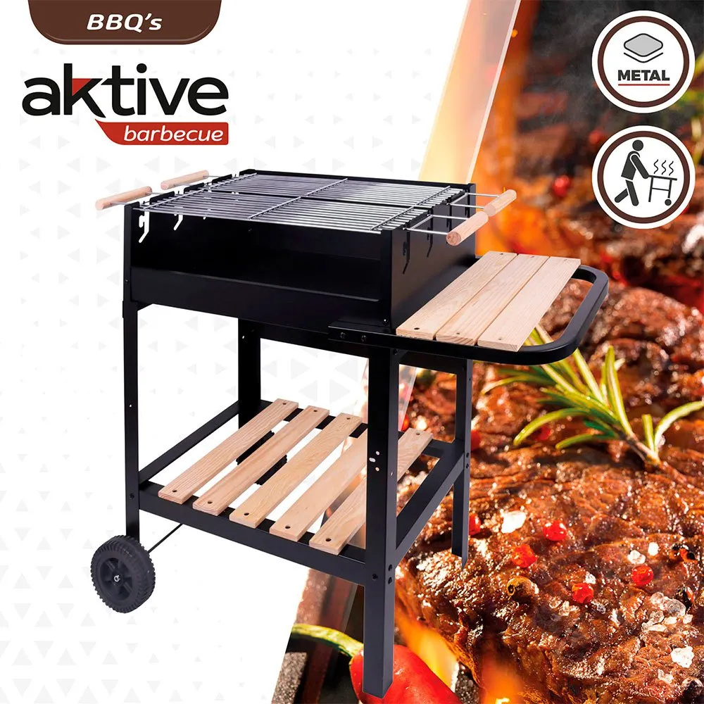 Aktive Kullgrill 100.5x40x88.5 Cm unisex, Black, One Size