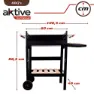 Aktive Kullgrill 100.5x40x88.5 Cm unisex, Black, One Size