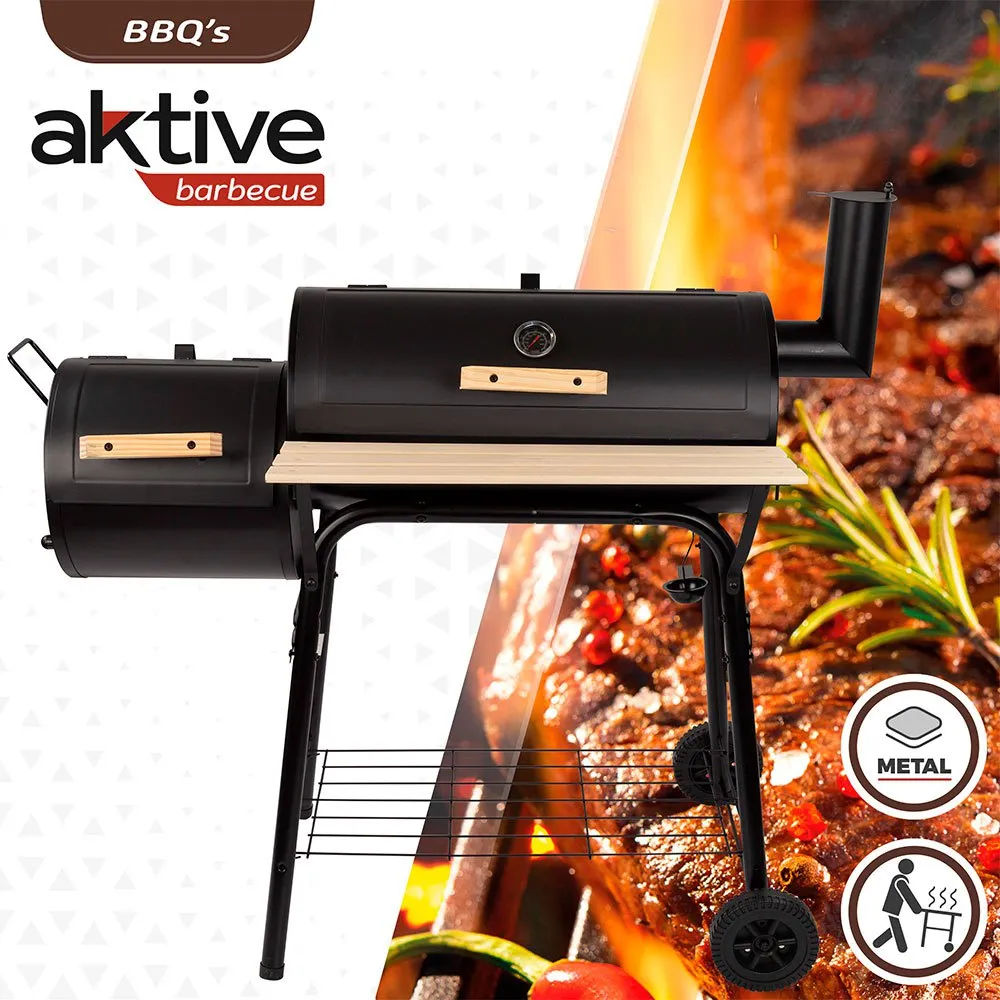 Aktive Kullgrill 106x61x106 Cm Refurbished unisex, Black, One Size Aktive Kullgrill 106x61x106 Cm Refurbished unisex, Black, One Size