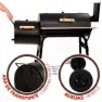 Aktive Kullgrill 106x61x106 Cm unisex, Black, One Size