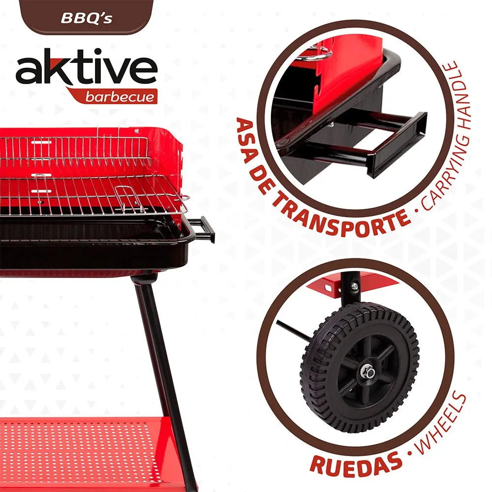 Aktive Kullgrill 66x44x85 Cm unisex, Black, One Size