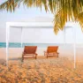 Aktive Kvadratisk Hagepaviljong I Plast 300x300x250 Cm unisex, White, One Size