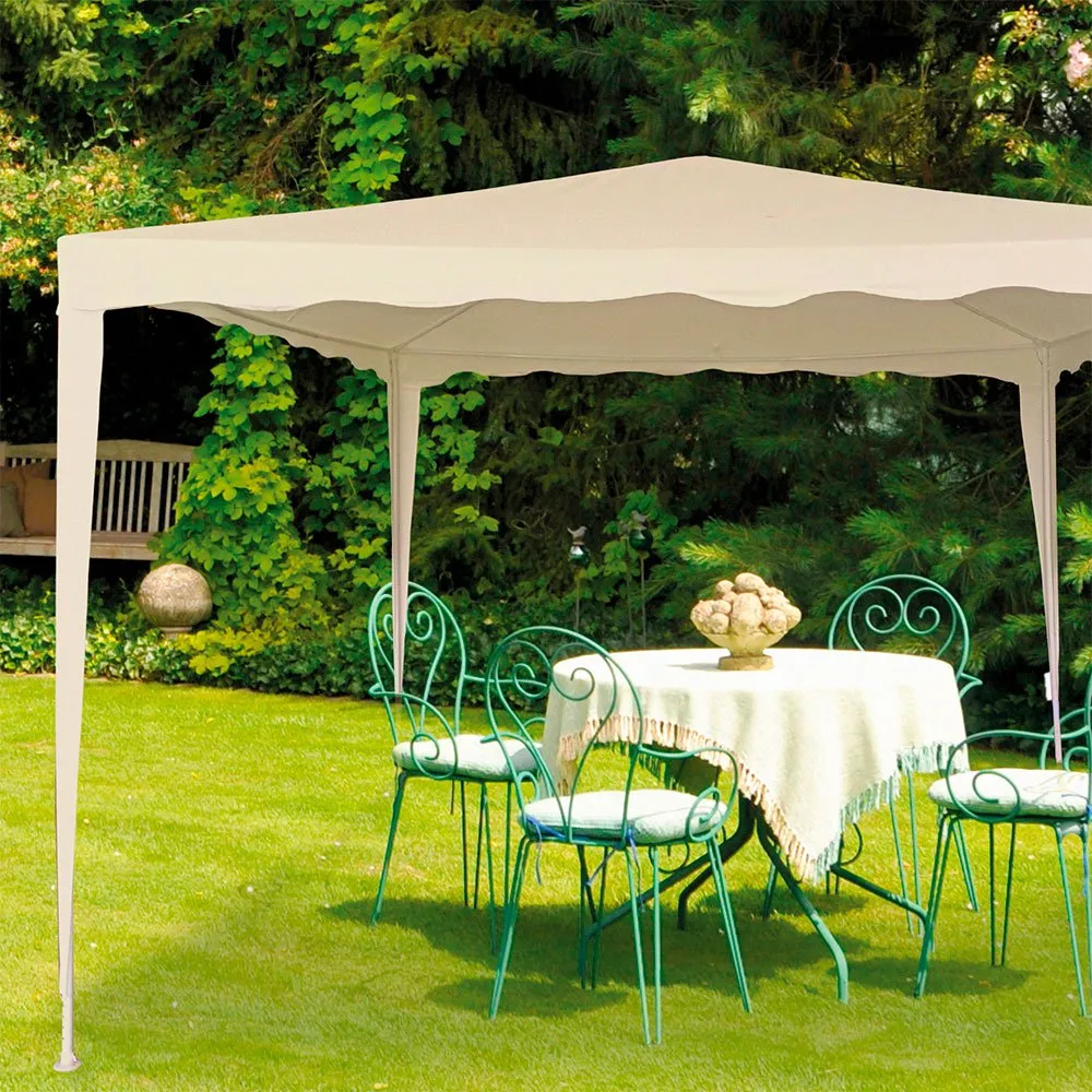 Aktive Kvadratisk Lysthus 300x300x240 Cm unisex, Beige, One Size