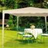 Aktive Kvadratisk Lysthus 300x300x240 Cm unisex, Beige, One Size