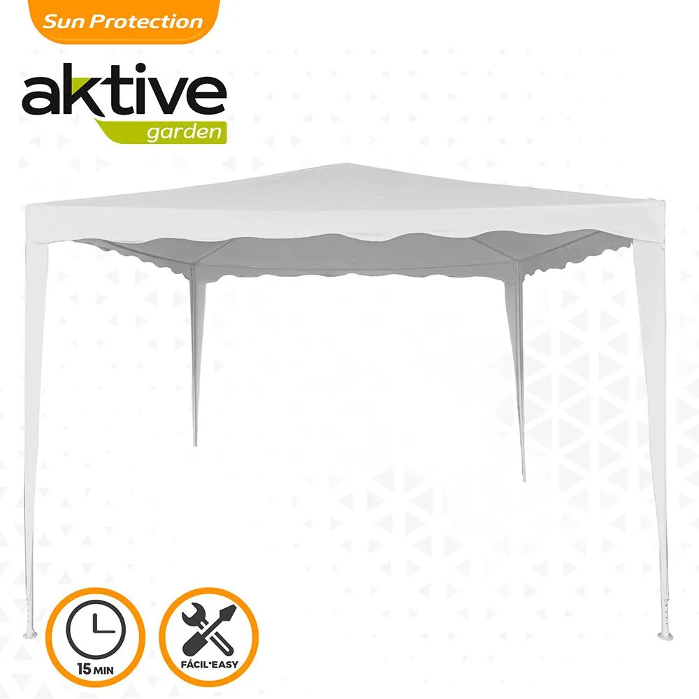 Aktive Kvadratisk Lysthus 300x300x250 Cm unisex, White, One Size Aktive Kvadratisk Lysthus 300x300x250 Cm unisex, White, One Size