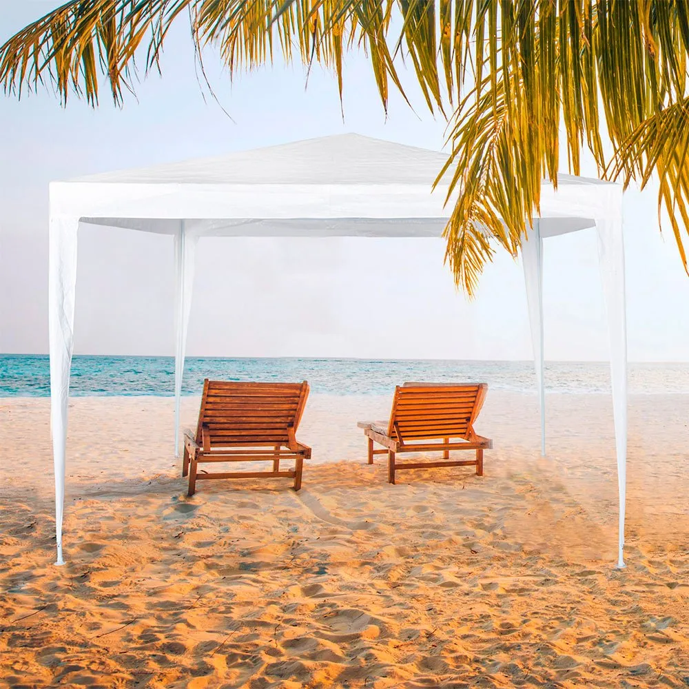 Aktive Kvadratisk Lysthus I Plast 300x300x250 Cm Refurbished unisex, White, One Size Aktive Kvadratisk Lysthus I Plast 300x300x250 Cm Refurbished unisex, White, One Size