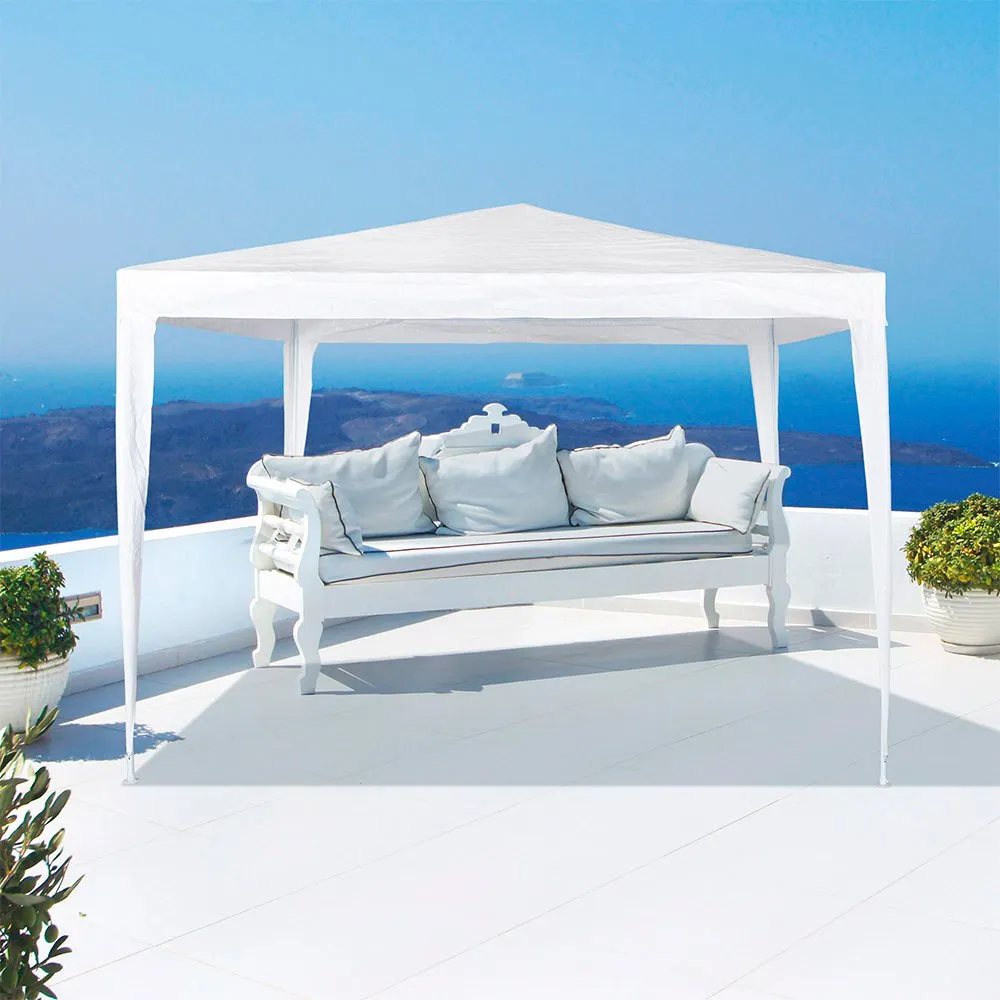 Aktive Kvadratisk Lysthus I Plast 300x300x250 Cm Refurbished unisex, White, One Size Aktive Kvadratisk Lysthus I Plast 300x300x250 Cm Refurbished unisex, White, One Size
