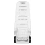 Aktive Lavekloss Sammenleggbar Stol I Aluminium Med Hjul unisex, White / grey, 101 x 41 x 42cm