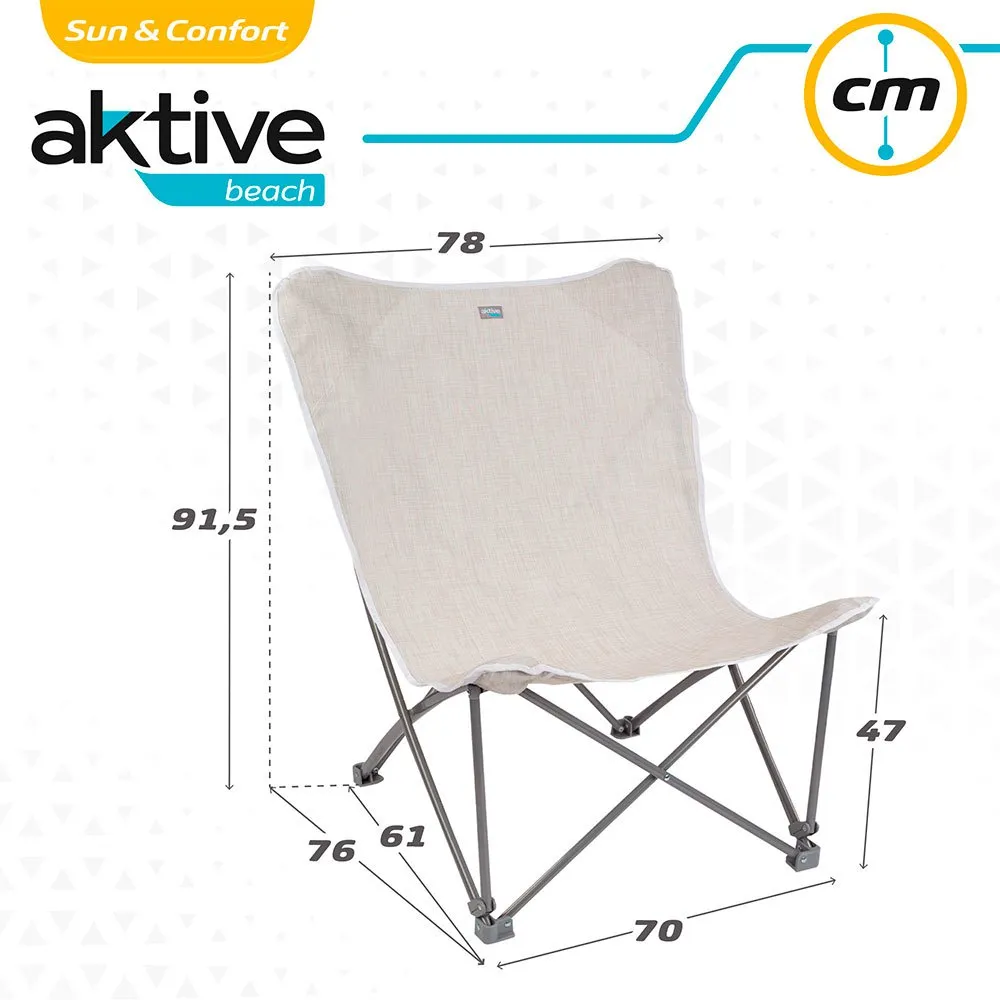 Aktive Lenestol 70x76x96 Cm unisex, White, One Size