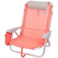 Aktive Multiposisjon Sammenleggbar Strandstol Med Pute unisex