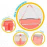 Aktive Multiposisjon Sammenleggbar Strandstol Med Pute unisex, Coral, One Size