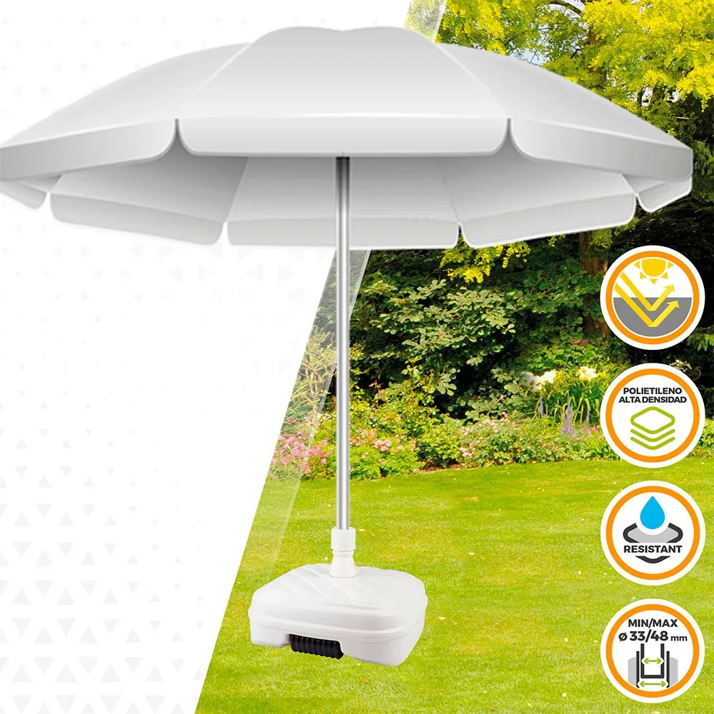 Aktive -parasolfot 48kg 56x56x40 Cm unisex, White, One Size
