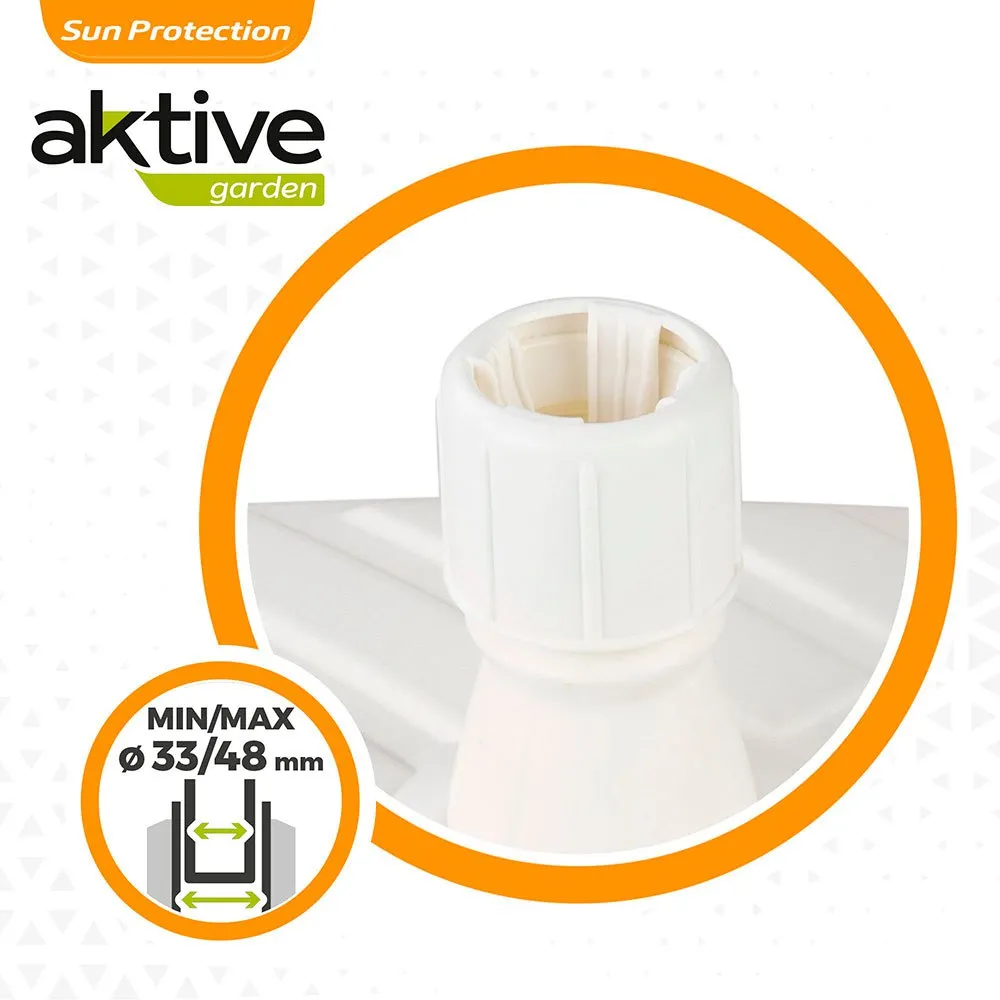 Aktive -parasolfot 48kg 56x56x40 Cm unisex, White, One Size
