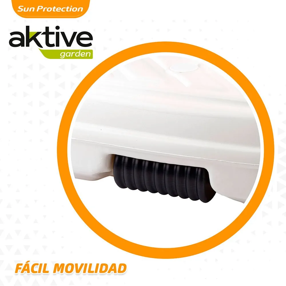 Aktive -parasolfot 48kg 56x56x40 Cm unisex, White, One Size
