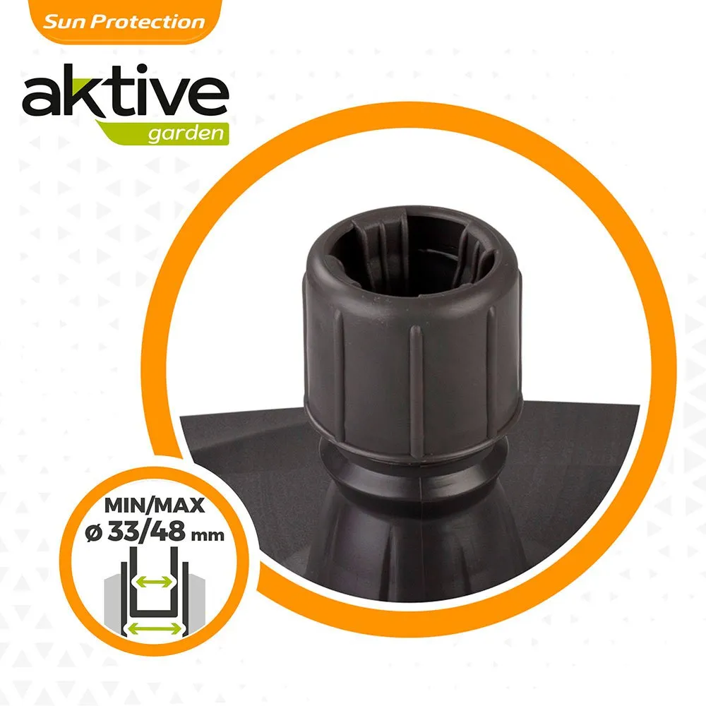 Aktive Parasolfot I Polyresin 52x52x39 Cm unisex, Black, One Size
